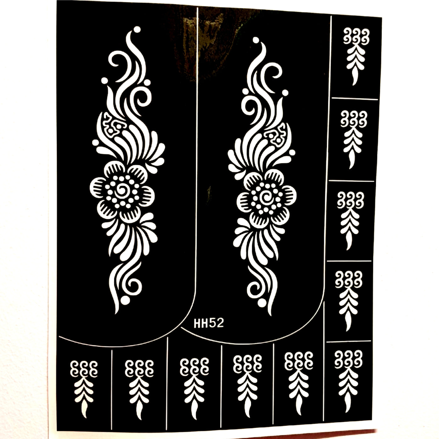 Henna Stencil Template | Bold Strip