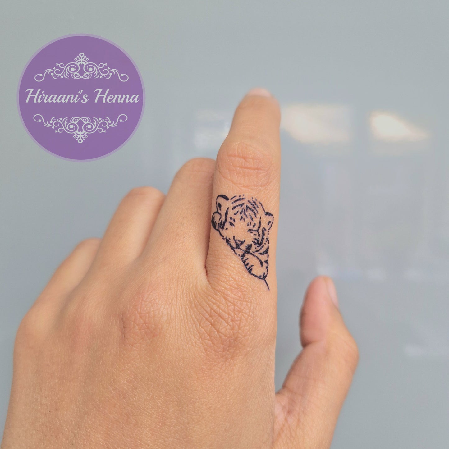 Tiger Cubs | 4x Mini 100% Natural Semi-Permanent Jagua Gel Tattoo