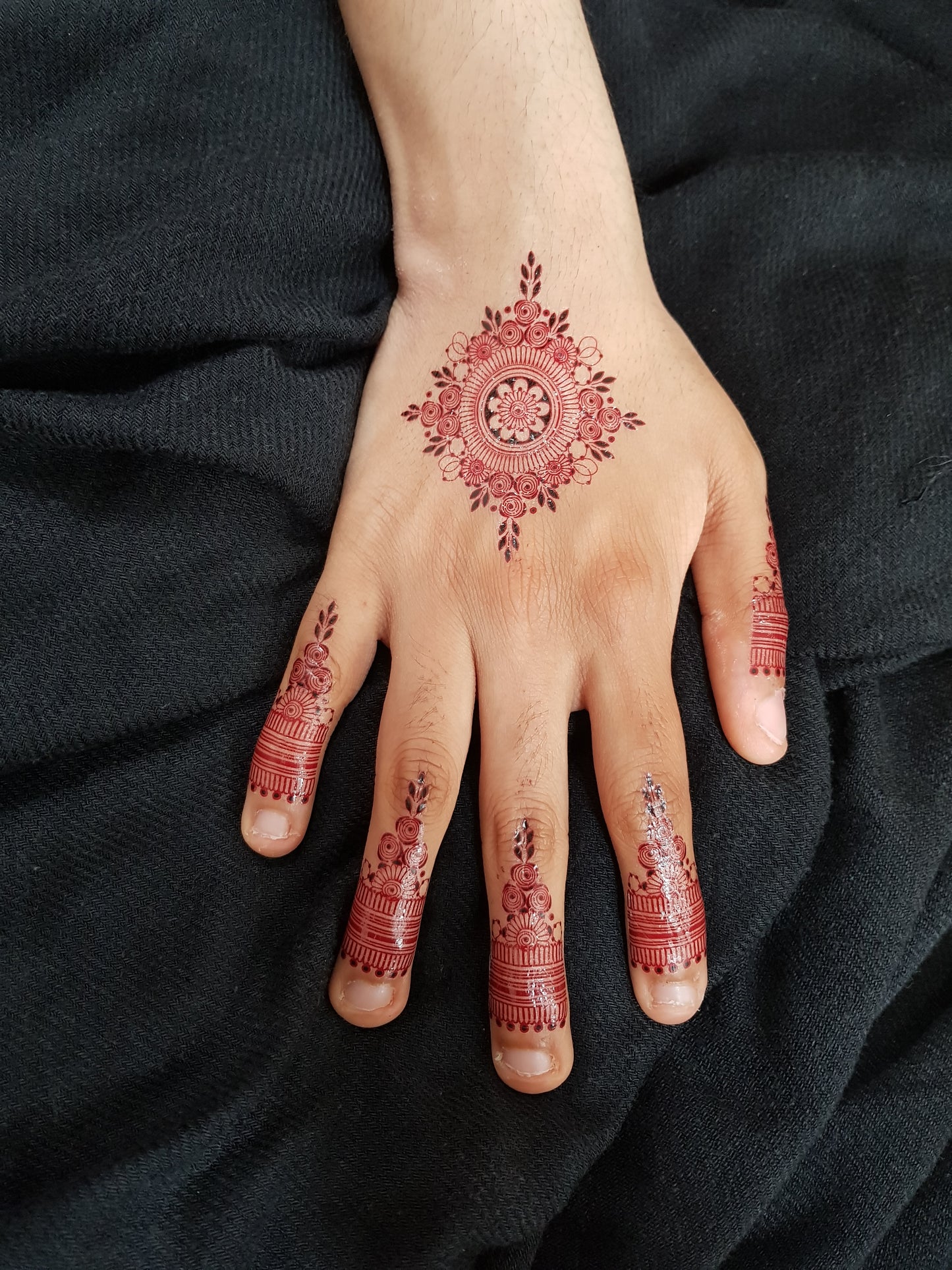 Temporary Henna Tattoo | Stick on Tattoo | Traditional Mandala II