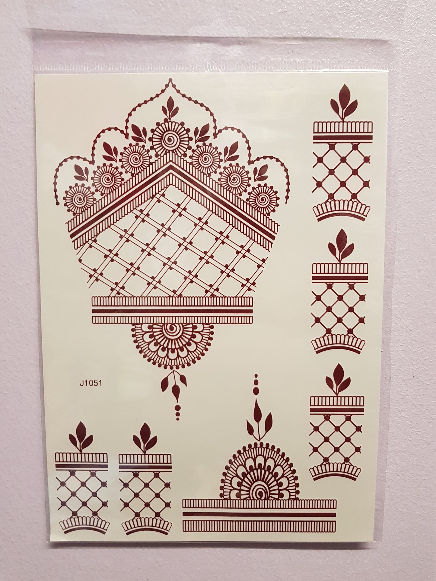 Temporary Henna Tattoo | Stick on Tattoo | Bridal Net Design