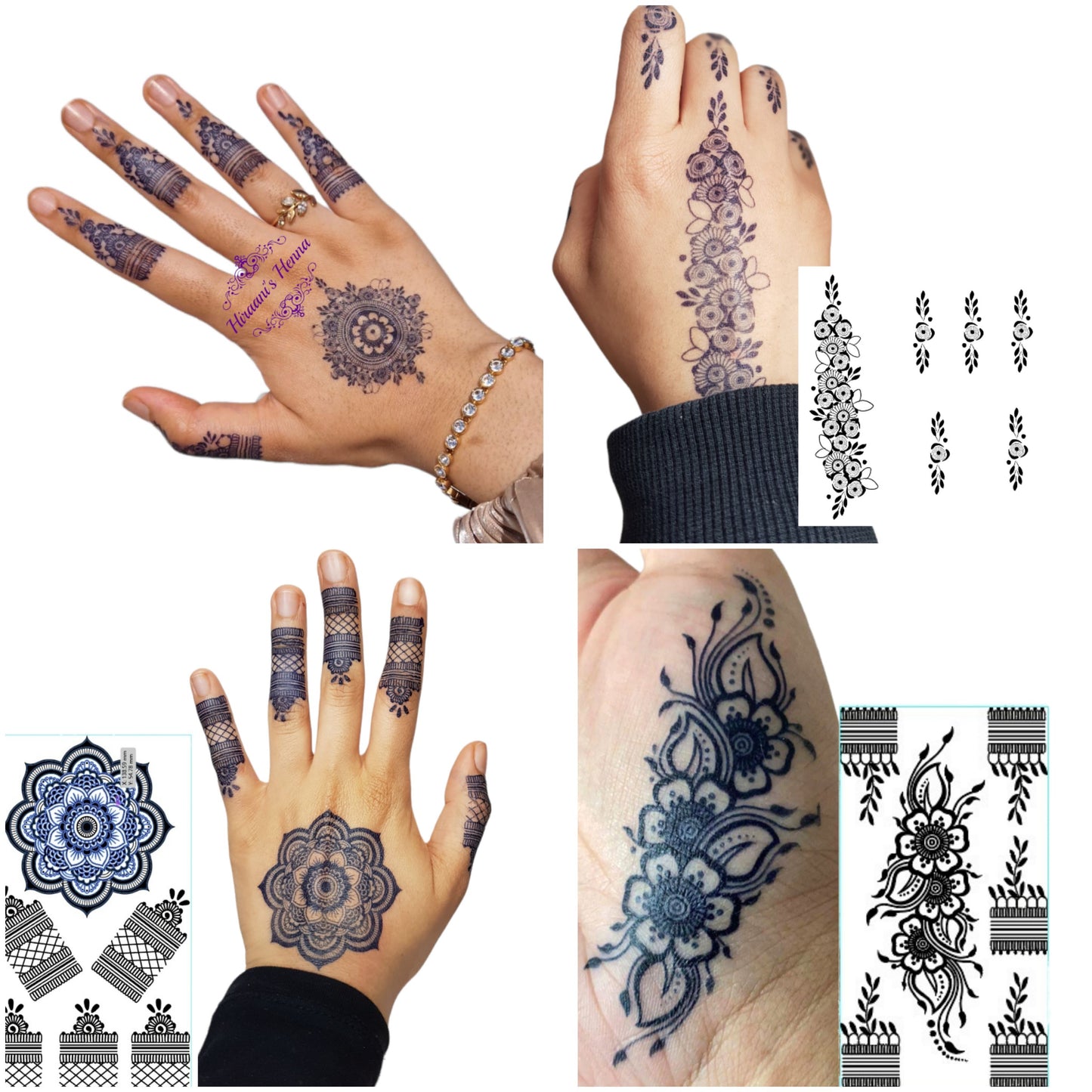 Pack of 12 | 100% Natural Semi-Permanent Tattoo Stains | Jagua Gel