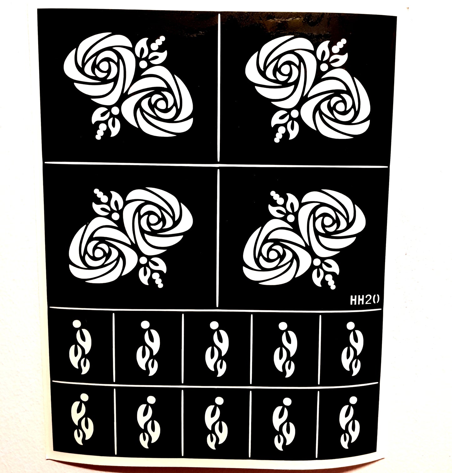 Henna Stencil Template | Gulf Roses