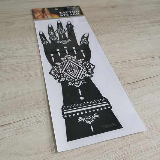 Henna Stencil Diamond Design