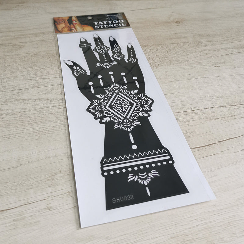 Henna Stencil Diamond Design