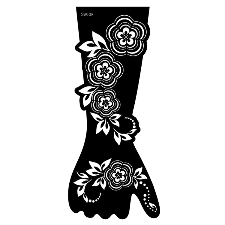 Henna Stencil Gulf Design