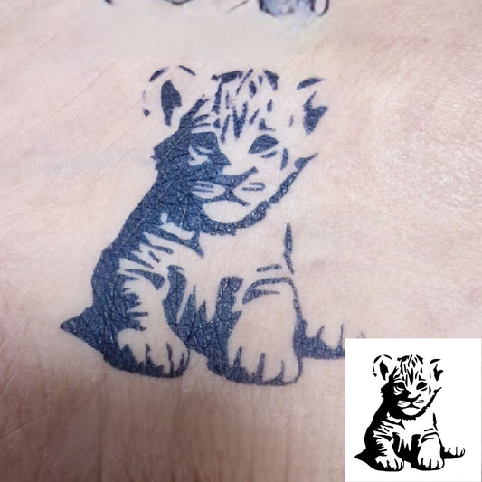 Lion Cub | 100% Natural Semi-Permanent Jagua Gel Tattoo