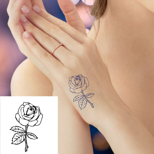 Romantic Rose | 100% Natural Semi-Permanent Tattoo Stain | Jagua Gel