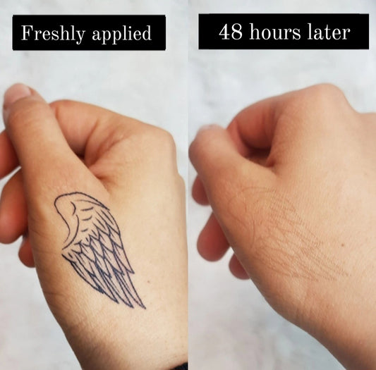 Wing | 100% Natural Semi-Permanent Tattoo Stain | Jagua Gel