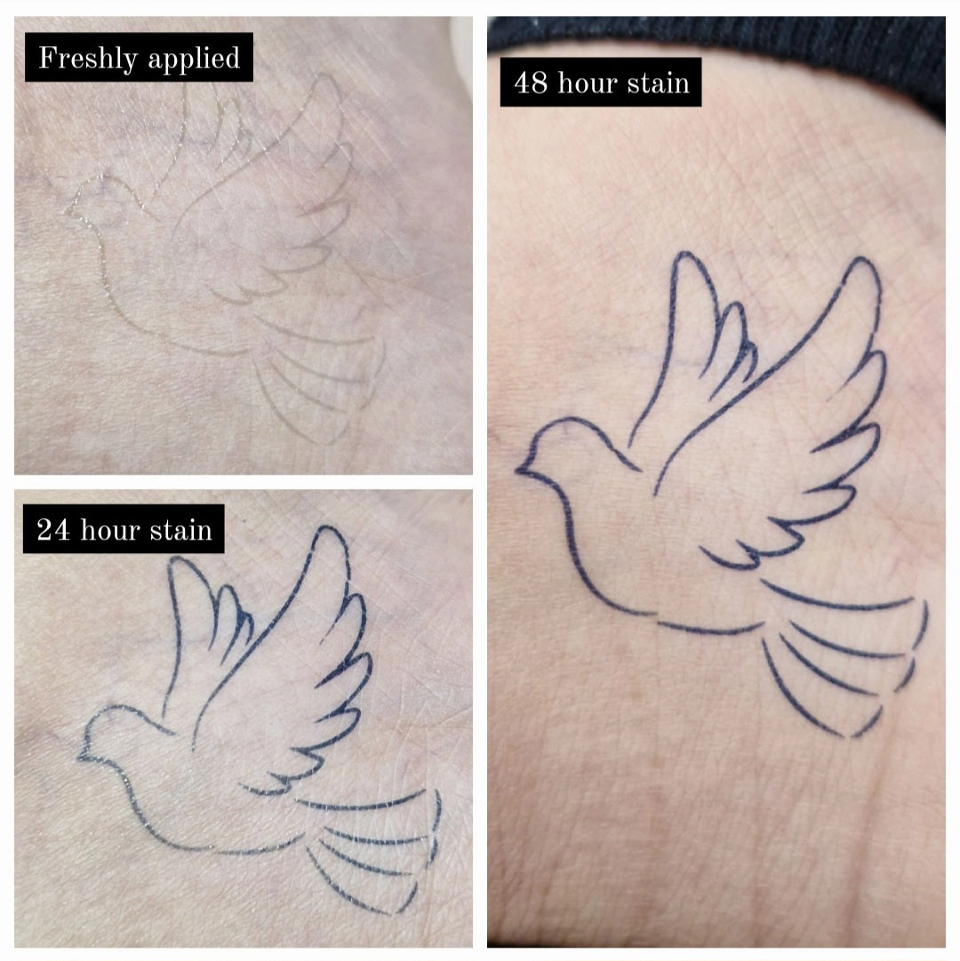 Dove | 100% Natural Semi-Permanent Tattoo Stain | Jagua Gel