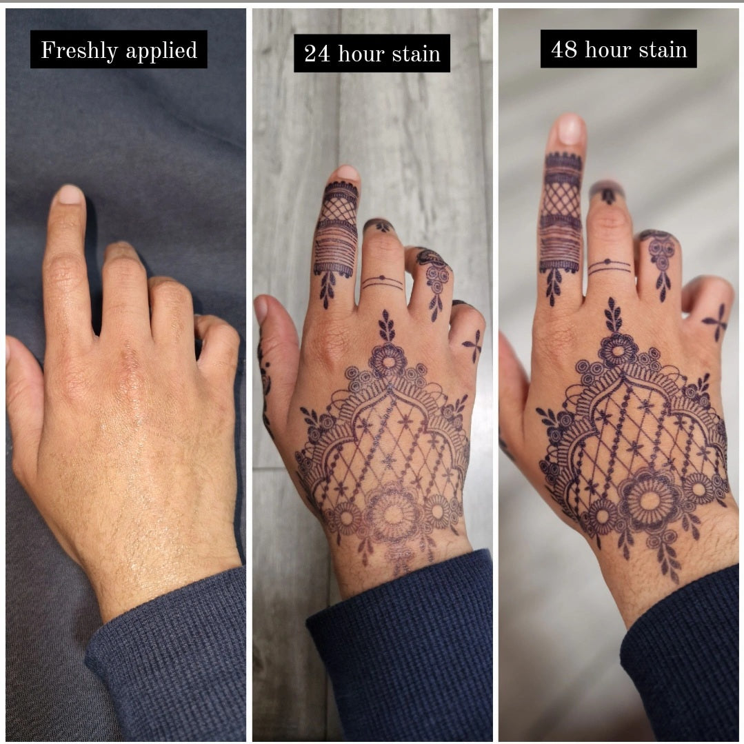 Bridal Dome | 100% Natural Semi-Permanent Tattoo Stain | Jagua Gel