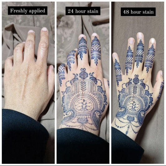 Bridal Paisley | 100% Natural Semi-Permanent Tattoo Stain | Jagua Gel