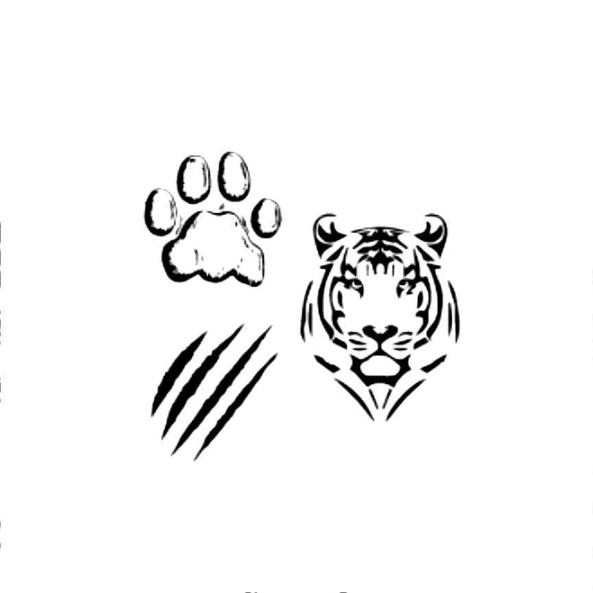 Roar | 3x Mini 100% Natural Semi-Permanent Jagua Gel Tattoo