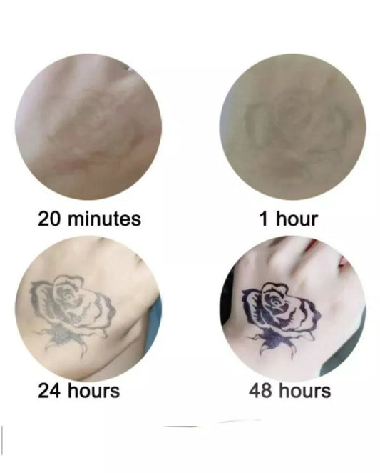 Let go Moon Arrow | 100% Natural Semi-Permanent Tattoo Stain | Jagua Gel