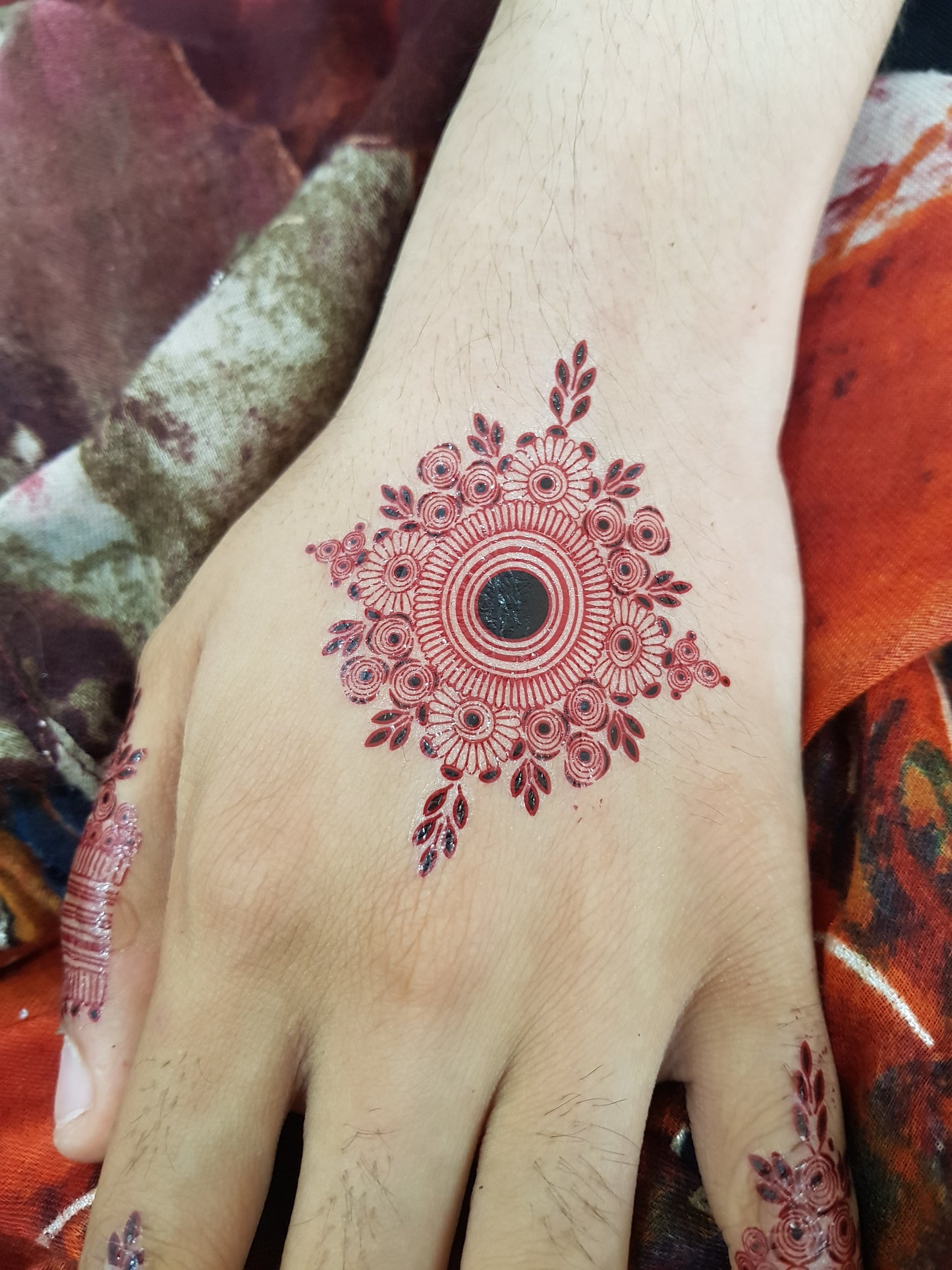 Temporary Henna Tattoo | Stick on Tattoo | Traditional Mandala