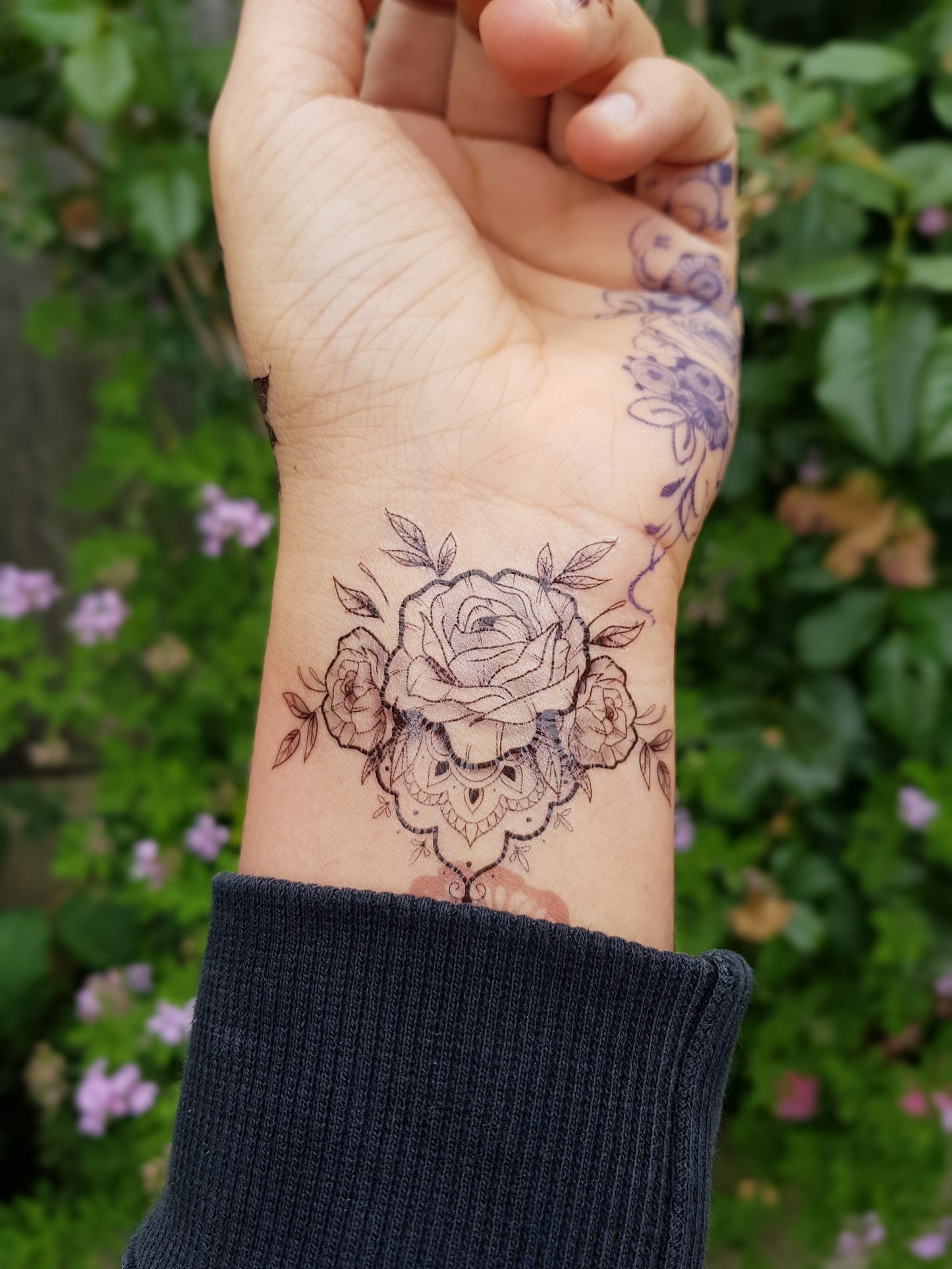 Temporary Tattoo | Stick on Tattoo | Rose Collection