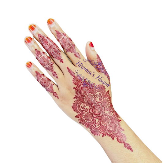 Temporary Henna Tattoo | Stick on Tattoo | Bridal Design