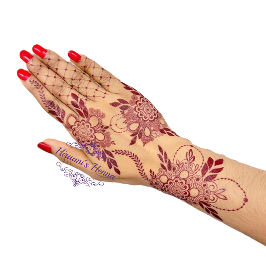 Temporary Henna Tattoo | Stick on Tattoo | Bridal Design II