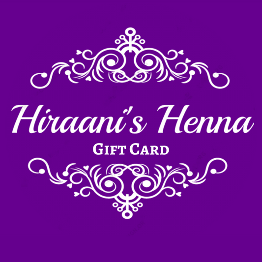 Hiraanis Henna Gift Card
