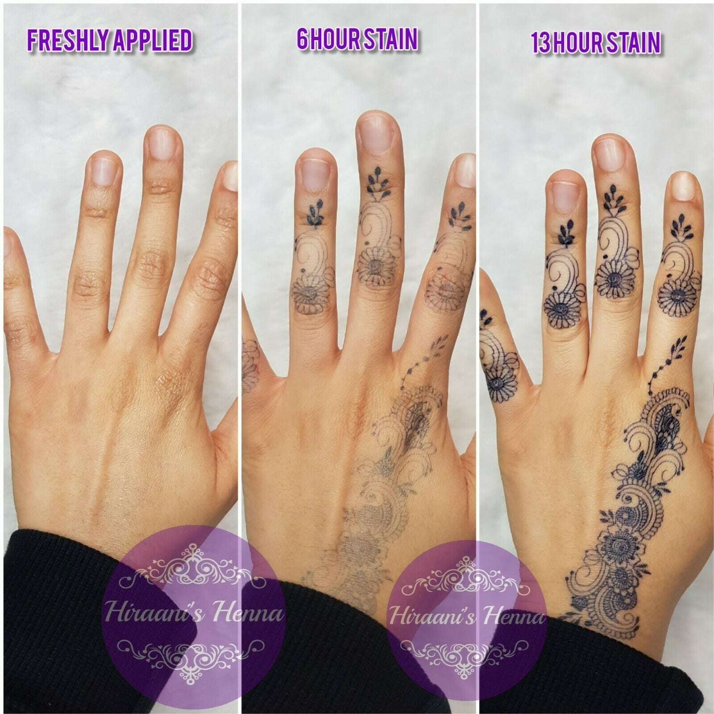 Hiraanis henna jagua gel henna | semi permanent tattoos