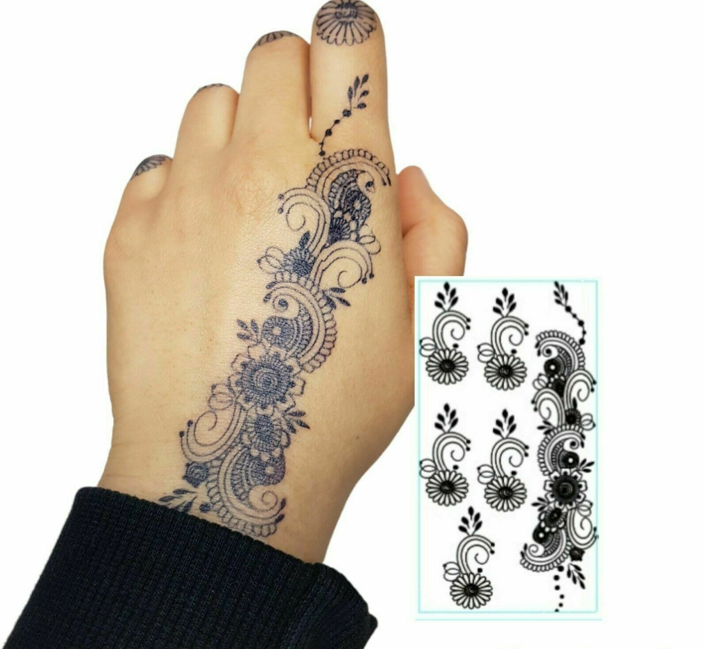 Traditional Henna Strip | 100% Natural Semi-Permanent Tattoo Stain | Jagua Gel